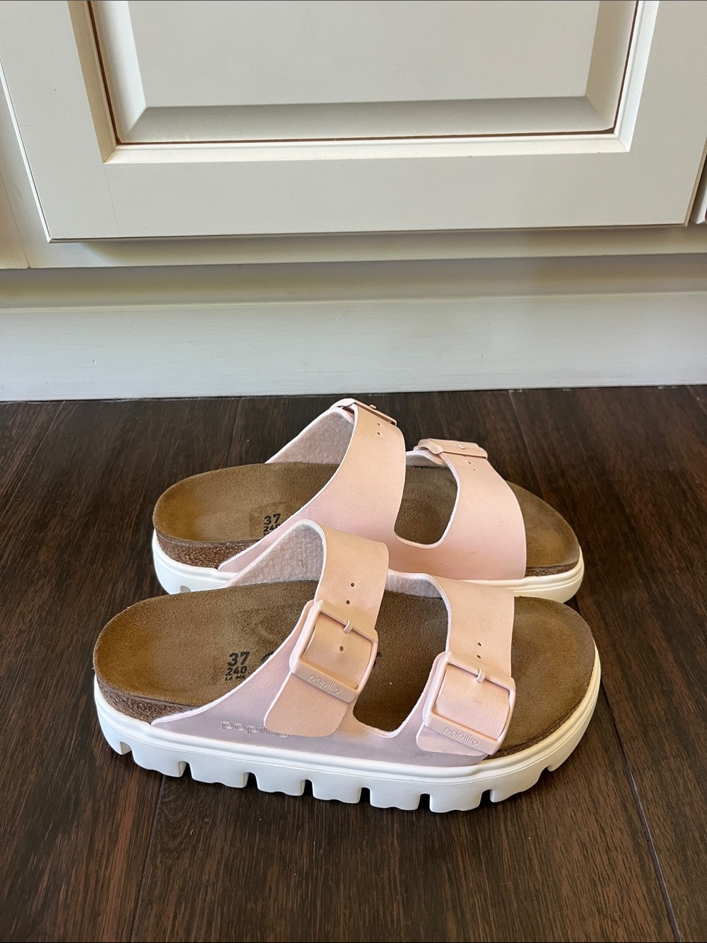 NWT BIRKENSTOCK Papillio Chunky Arizona Platform Sandals! - Picture 6 of 9